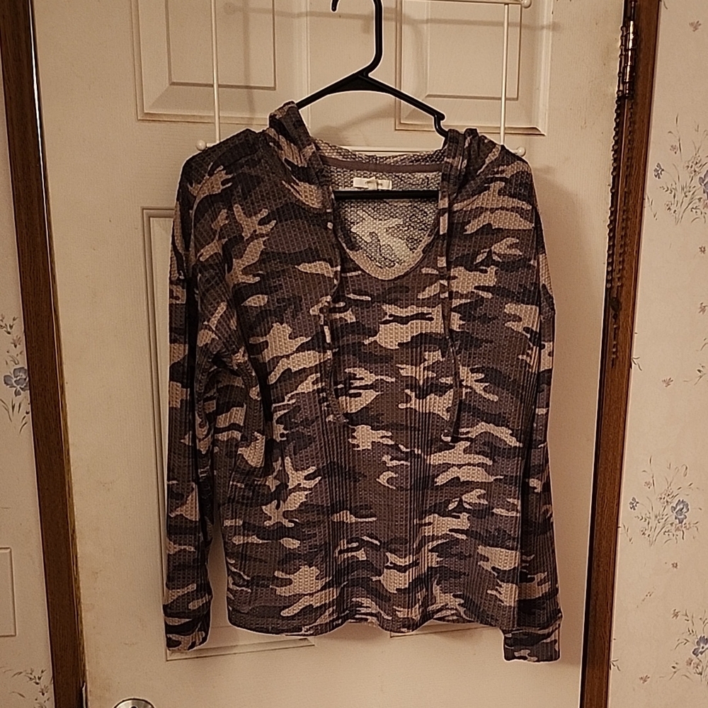 Maurices Camouflage Hooded Jacket